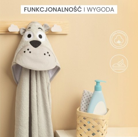 WATERFRIENDS OKRYCIE KĄPIELOWE 100x100 MIŚ GREY WATERFRIENDS OKRYCIE KĄPIELOWE 100x100 MIŚ GREY