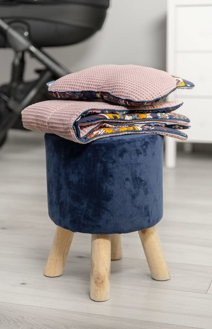 KOMPLET DO WÓZKA WAFEL BOHO BRUDNY RÓŻ KOMPLET DO WÓZKA WAFEL BOHO BRUDNY RÓŻ