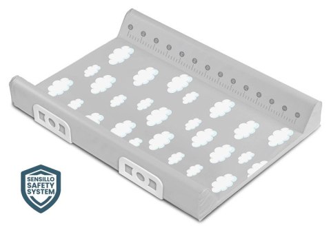PRZEWIJAK USZTYWNIANY SAFETY SYSTEM 70 CM - CHMURKI SZARE PRZEWIJAK USZTYWNIANY SAFETY SYSTEM 70 CM - CHMURKI SZARE