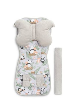 WKŁADKA DO WÓZKA DELUXE PANDA I LIS