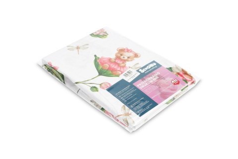 PRZEŚCIERADŁO DRUKOWANE MIŚ W KWIATACH 60 X 120 CM PRZEŚCIERADŁO DRUKOWANE MIŚ W KWIATACH 60 X 120 CM