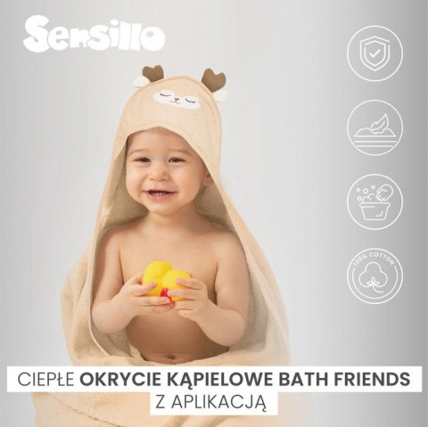 BATHFRIENDS OKRYCIE KĄPIELOWE 100x100 MIŚ WHITE BATHFRIENDS OKRYCIE KĄPIELOWE 100x100 MIŚ WHITE