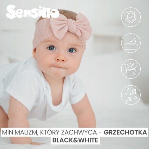 BLACK&WHITE GRZECHOTKA MIŚ BLACK&WHITE GRZECHOTKA MIŚ