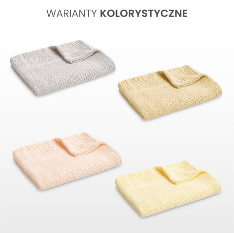KOC AŻUROWY MOLI BEŻ KAWA KOC AŻUROWY MOLI BEŻ KAWA