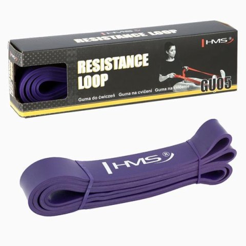 GU05 PURPLE 32 x 4.5 x 2080 MM GUMA DO ĆWICZEŃ HMS GU05 PURPLE 32 x 4.5 x 2080 MM GUMA DO ĆWICZEŃ HMS