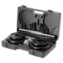ST20 SZTANGIELKI W WALIZCE 2 x 10 KG BLACK HMS ST20 SZTANGIELKI W WALIZCE 2 x 10 KG BLACK HMS