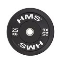 BBR25 BLACK TALERZ OLIMPIJSKI BUMPER 25 KG HMS BBR25 BLACK TALERZ OLIMPIJSKI BUMPER 25 KG HMS