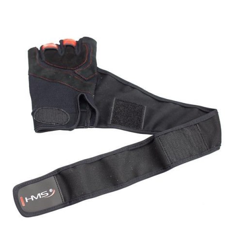 RST01 BLACK/RED ROZM. S RĘKAWICE NA SIŁOWNIĘ HMS RST01 BLACK/RED ROZM. S RĘKAWICE NA SIŁOWNIĘ HMS