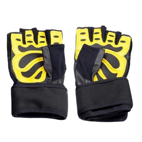 RST01 BLACK/YELLOW ROZM. XL RĘKAWICE NA SIŁOWNIĘ HMS RST01 BLACK/YELLOW ROZM. XL RĘKAWICE NA SIŁOWNIĘ HMS
