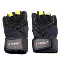 RST01 BLACK/YELLOW ROZM. S RĘKAWICE NA SIŁOWNIĘ HMS RST01 BLACK/YELLOW ROZM. S RĘKAWICE NA SIŁOWNIĘ HMS