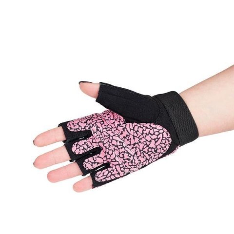 RST03 PINK/GRAY ROZM. L RĘKAWICE NA SIŁOWNIĘ HMS RST03 PINK/GRAY ROZM. L RĘKAWICE NA SIŁOWNIĘ HMS
