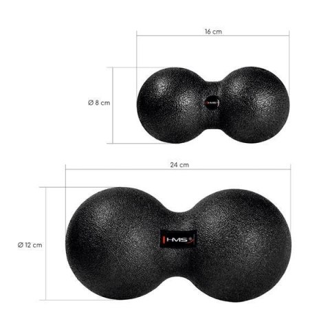 BLM02 8*16CM PODWÓJNA PIŁKA DO MASAŻU/ DUO BALL HMS BLM02 8*16CM PODWÓJNA PIŁKA DO MASAŻU/ DUO BALL HMS