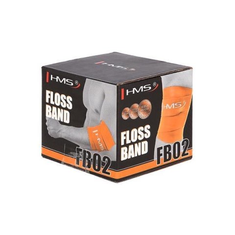 FB02 ORANGE 1.0 x 50 x 2080 MM FLOSS BAND GUMA DO ĆWICZEŃ HMS FB02 ORANGE 1.0 x 50 x 2080 MM FLOSS BAND GUMA DO ĆWICZEŃ HMS