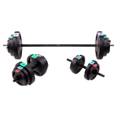 SGSP60 SET SZTANGA I SZTANGIELKI KOMPOZYT 62 KG HMS SGSP60 SET SZTANGA I SZTANGIELKI KOMPOZYT 62 KG HMS