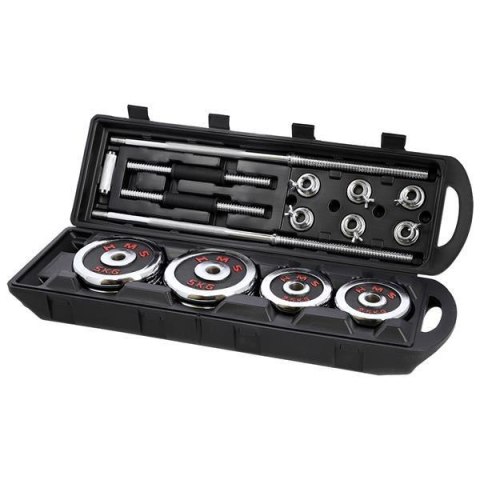 STC50 SZTANGIELKI/SZTANGA W WALIZCE CHROM 2x25KG HMS STC50 SZTANGIELKI/SZTANGA W WALIZCE CHROM 2x25KG HMS