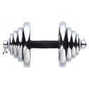 STC50 SZTANGIELKI/SZTANGA W WALIZCE CHROM 2x25KG HMS