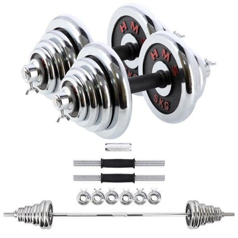 STC50 SZTANGIELKI/SZTANGA W WALIZCE CHROM 2x25KG HMS STC50 SZTANGIELKI/SZTANGA W WALIZCE CHROM 2x25KG HMS