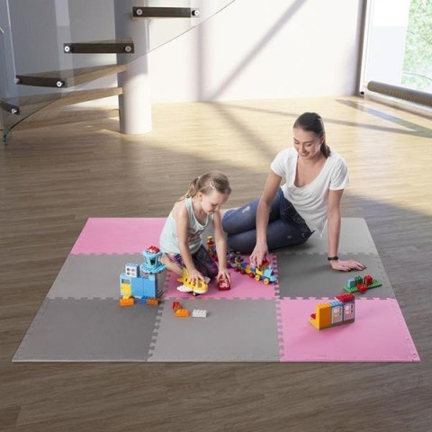 MP10 MATA PUZZLE POD SPRZĘT PINK-GREY 9 ELEMENTÓW 10MM MP10 MATA PUZZLE POD SPRZĘT PINK-GREY 9 ELEMENTÓW 10MM