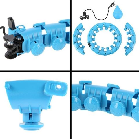 HHW01 BLUE HULA HOP Z WYPUSTKAMI I OBCIĄŻNIKIEM HMS HHW01 BLUE HULA HOP Z WYPUSTKAMI I OBCIĄŻNIKIEM HMS