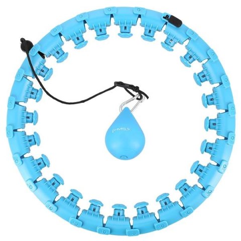HHW01 BLUE HULA HOP Z WYPUSTKAMI I OBCIĄŻNIKIEM HMS HHW01 BLUE HULA HOP Z WYPUSTKAMI I OBCIĄŻNIKIEM HMS