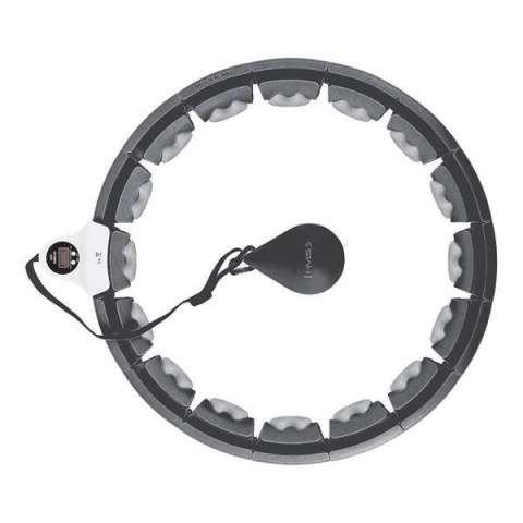 HHW06 HULA HOP BLACK Z WYPUSTKAMI I OBCIĄŻNIKIEM + LICZNIK HMS HHW06 HULA HOP BLACK Z WYPUSTKAMI I OBCIĄŻNIKIEM + LICZNIK HMS