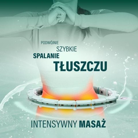 HHM14 HULA HOP GREEN Z MAGNESAMI I OBCIĄŻNIKIEM + LICZNIK HMS HHM14 HULA HOP GREEN Z MAGNESAMI I OBCIĄŻNIKIEM + LICZNIK HMS