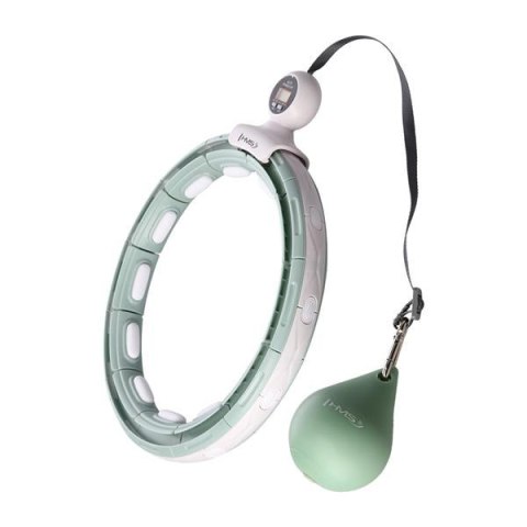 HHM15 HULA HOP GREEN Z MAGNESEM I OBCIĄŻNIKIEM + LICZNIK HMS HHM15 HULA HOP GREEN Z MAGNESEM I OBCIĄŻNIKIEM + LICZNIK HMS