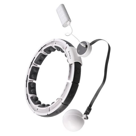 HHM16 HULA HOP WHITE Z MAGNESAMI I OBCIĄŻNIKIEM + LICZNIK HMS HHM16 HULA HOP WHITE Z MAGNESAMI I OBCIĄŻNIKIEM + LICZNIK HMS