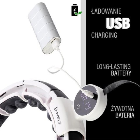 HHM16 HULA HOP WHITE Z MAGNESAMI I OBCIĄŻNIKIEM + LICZNIK HMS HHM16 HULA HOP WHITE Z MAGNESAMI I OBCIĄŻNIKIEM + LICZNIK HMS