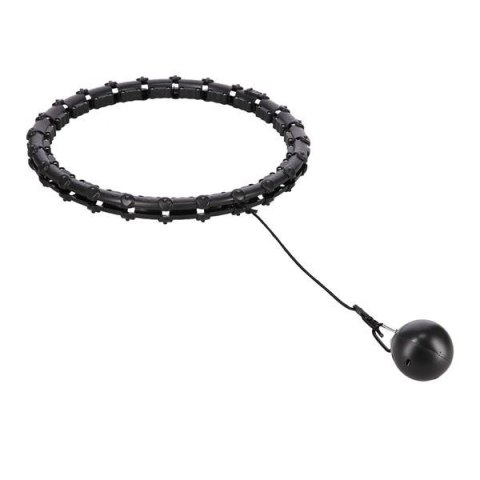 HHW02 HULA HOP BLACK Z WYPUSTKAMI I OBCIĄŻNIKIEM HMS HHW02 HULA HOP BLACK Z WYPUSTKAMI I OBCIĄŻNIKIEM HMS