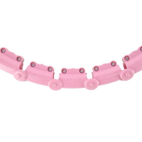 HHW02 HULA HOP LIGHT PINK Z WYPUSTKAMI I OBCIĄŻNIKIEM HMS HHW02 HULA HOP LIGHT PINK Z WYPUSTKAMI I OBCIĄŻNIKIEM HMS