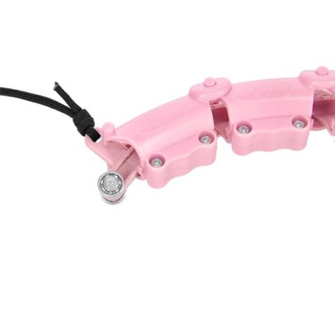 HHW02 HULA HOP LIGHT PINK Z WYPUSTKAMI I OBCIĄŻNIKIEM HMS HHW02 HULA HOP LIGHT PINK Z WYPUSTKAMI I OBCIĄŻNIKIEM HMS