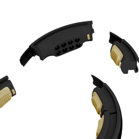 HHM13 HULA HOP BLACK/GOLD Z MAGNESAMI I OBCIĄŻNIKIEM + LICZNIK HMS HHM13 HULA HOP BLACK/GOLD Z MAGNESAMI I OBCIĄŻNIKIEM + LICZNIK HMS