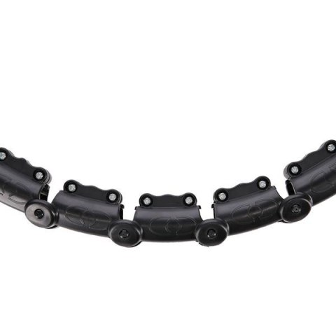 HHW11 PLUS SIZE HULA HOP BLACK Z WYPUSTKAMI I OBCIĄŻNIKIEM HMS HHW11 PLUS SIZE HULA HOP BLACK Z WYPUSTKAMI I OBCIĄŻNIKIEM HMS