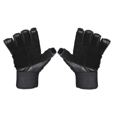 RST04 BLACK ROZM. S RĘKAWICE NA SIŁOWNIĘ HMS RST04 BLACK ROZM. S RĘKAWICE NA SIŁOWNIĘ HMS
