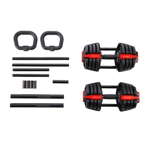 SGR18 PRO SET 3W1 ZESTAW REGULOWANYCH SZTANGIELEK 41 KG HMS SGR18 PRO SET 3W1 ZESTAW REGULOWANYCH SZTANGIELEK 41 KG HMS