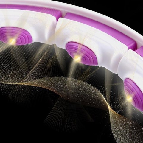 HHM17 HULA HOP WHITE/VIOLET Z MAGNESAMI I OBCIĄŻNIKIEM + LICZNIK HMS HHM17 HULA HOP WHITE/VIOLET Z MAGNESAMI I OBCIĄŻNIKIEM + LICZNIK HMS