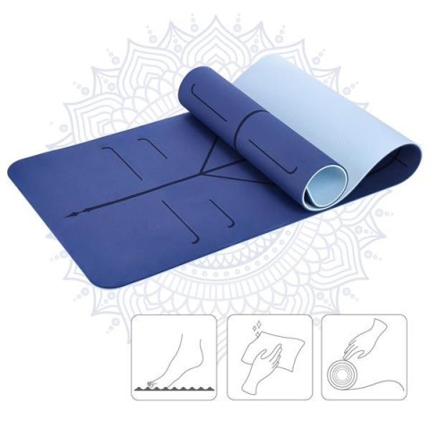 YM10 MATA TPE DO JOGI DARK BLUE HMS YM10 MATA TPE DO JOGI DARK BLUE HMS
