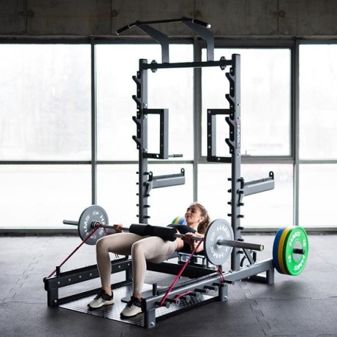 SMP01 STOJAK MULTIFUNKCYJNY Z PLATFORMĄ DO PODNOSZENIA CIĘŻARÓW I HIP THRUST COMMERCIAL HMS SMP01 STOJAK MULTIFUNKCYJNY Z PLATFORMĄ DO PODNOSZENIA CIĘŻARÓW I HIP THRUST COMMERCIAL HMS