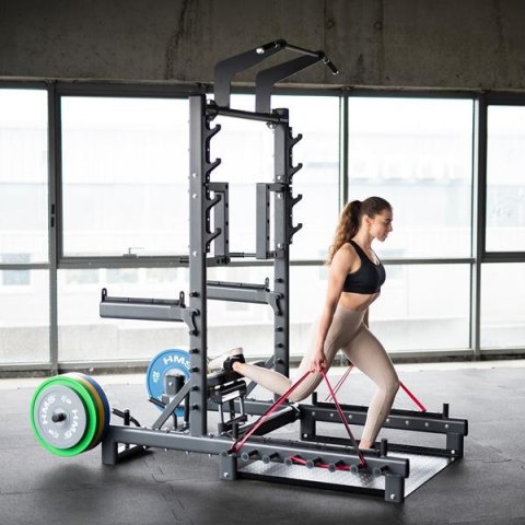 SMP01 STOJAK MULTIFUNKCYJNY Z PLATFORMĄ DO PODNOSZENIA CIĘŻARÓW I HIP THRUST COMMERCIAL HMS SMP01 STOJAK MULTIFUNKCYJNY Z PLATFORMĄ DO PODNOSZENIA CIĘŻARÓW I HIP THRUST COMMERCIAL HMS