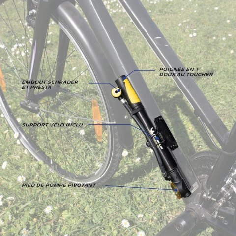 POMPKA ROWEROWA MINI Z MANOMETREM 2w1 ALU MICHELIN 8 bar(120PSI) POMPKA ROWEROWA MINI Z MANOMETREM 2w1 ALU MICHELIN 8 bar(120PSI)