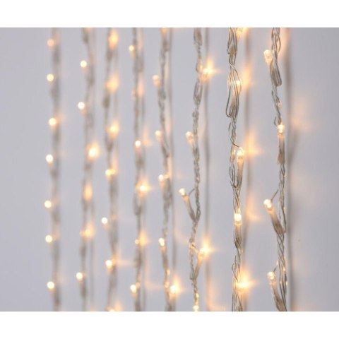 LAMPKI CHOINKOWE KURTYNA ŚWIETLNA WATERFALL ZEW 320 LED CIEPŁY BIAŁY 5 PRĘDKOŚCI LAMPKI CHOINKOWE KURTYNA ŚWIETLNA WATERFALL ZEW 320 LED CIEPŁY BIAŁY 5 PRĘDKOŚCI