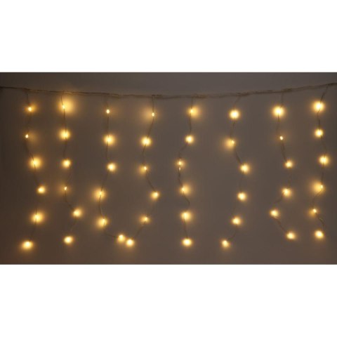 LAMPKI CHOINKOWE KURTYNA ŚWIETLNA ZEW/WEW 120 LED 300X60CM Z PILOTEM CIEPŁY BIAŁY LAMPKI CHOINKOWE KURTYNA ŚWIETLNA ZEW/WEW 120 LED 300X60CM Z PILOTEM CIEPŁY BIAŁY