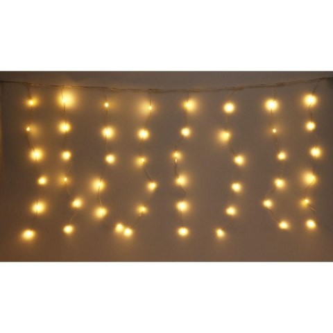 LAMPKI CHOINKOWE KURTYNA ŚWIETLNA ZEW/WEW 240 LED 600X60CM Z PILOTEM CIEPŁY BIAŁY LAMPKI CHOINKOWE KURTYNA ŚWIETLNA ZEW/WEW 240 LED 600X60CM Z PILOTEM CIEPŁY BIAŁY