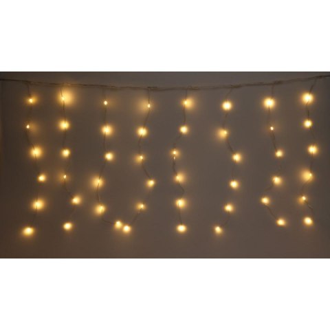 LAMPKI CHOINKOWE KURTYNA ŚWIETLNA ZEW/WEW 400 LED WW 200X200CM Z PILOTEM CIEPŁY BIAŁY LAMPKI CHOINKOWE KURTYNA ŚWIETLNA ZEW/WEW 400 LED WW 200X200CM Z PILOTEM CIEPŁY BIAŁY