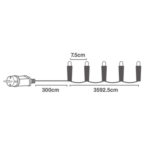 LAMPKI CHOINKOWE ŁAŃCUCH ŚWIETLNY 480 LED TIMER ZIMNY BIAŁY LAMPKI CHOINKOWE ŁAŃCUCH ŚWIETLNY 480 LED TIMER ZIMNY BIAŁY
