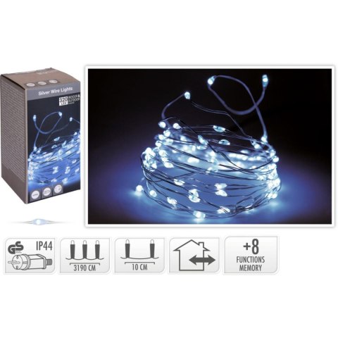 LAMPKI DRUCIKI GIRLANDA 320 LED ZIMNY BIAŁY LAMPKI DRUCIKI GIRLANDA 320 LED ZIMNY BIAŁY
