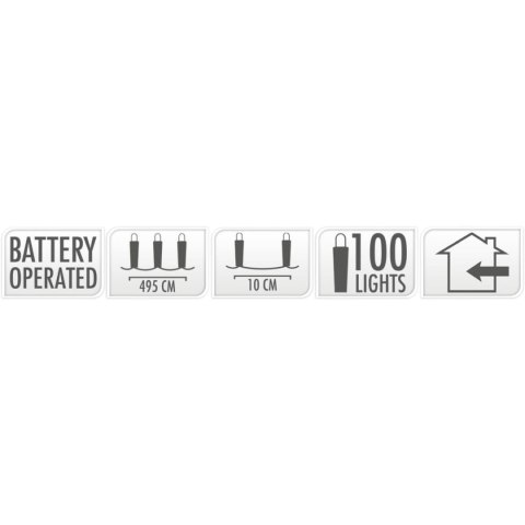 LAMPKI DRUCIKI NA BATERIE GIRLANDA 100 LED MULTIKOLOR LAMPKI DRUCIKI NA BATERIE GIRLANDA 100 LED MULTIKOLOR