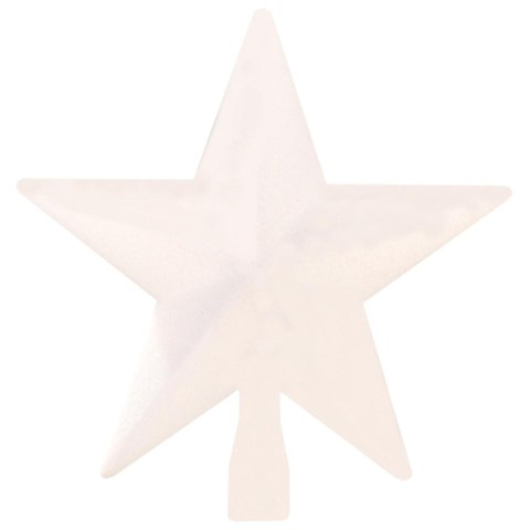 CZUBEK CHOINKOWY GWIAZDA 19CM BIAŁY BROKAT CZUBEK CHOINKOWY GWIAZDA 19CM BIAŁY BROKAT