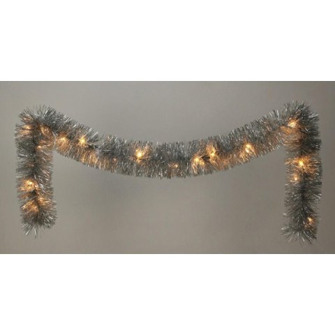 GIRLANDA DEKORACYJNA 270CM 26LED SREBRNA GIRLANDA DEKORACYJNA 270CM 26LED SREBRNA